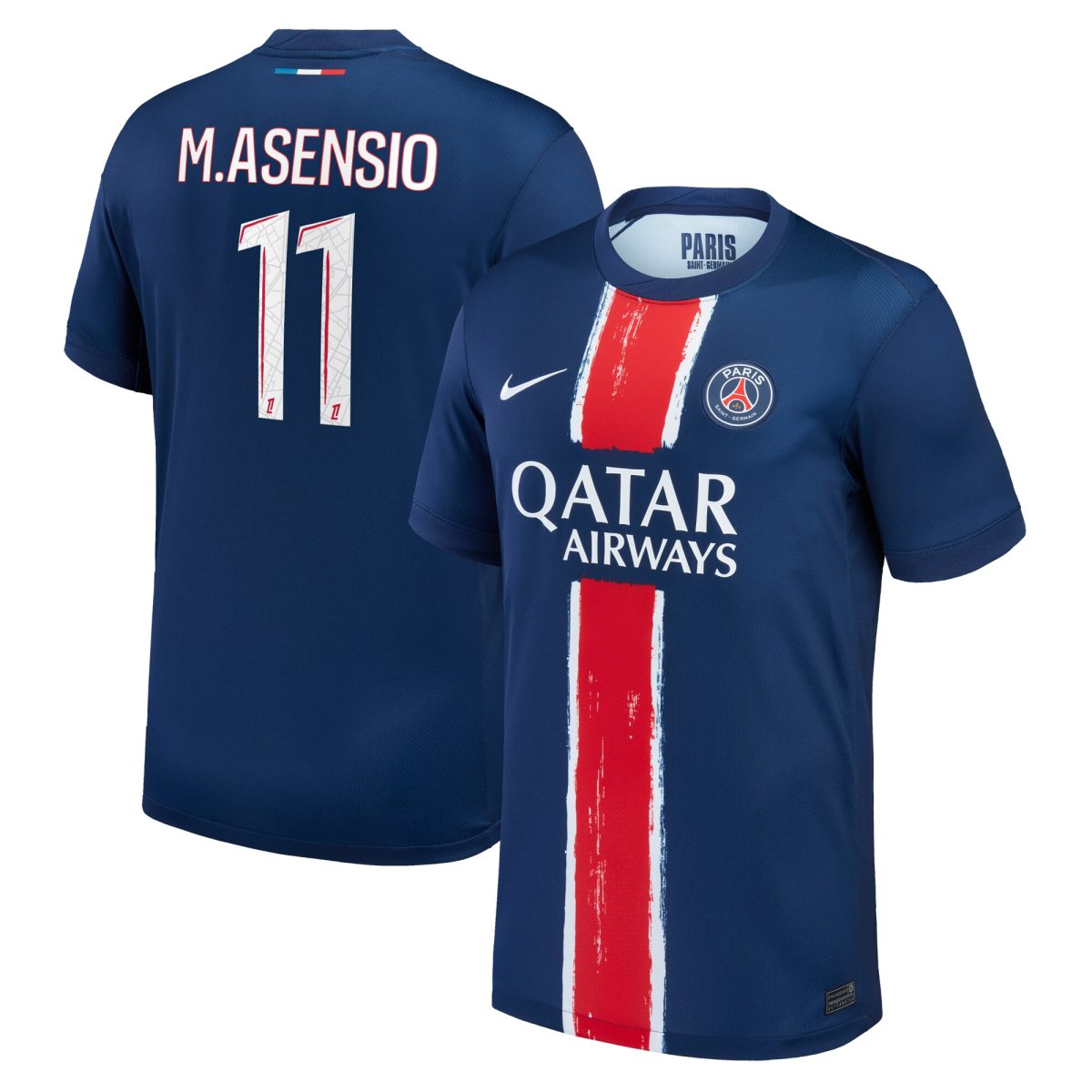maglia psg nike home stadium 2024-25 con stampa m.asensio 11 Collezione | Kit e Maglie PSG