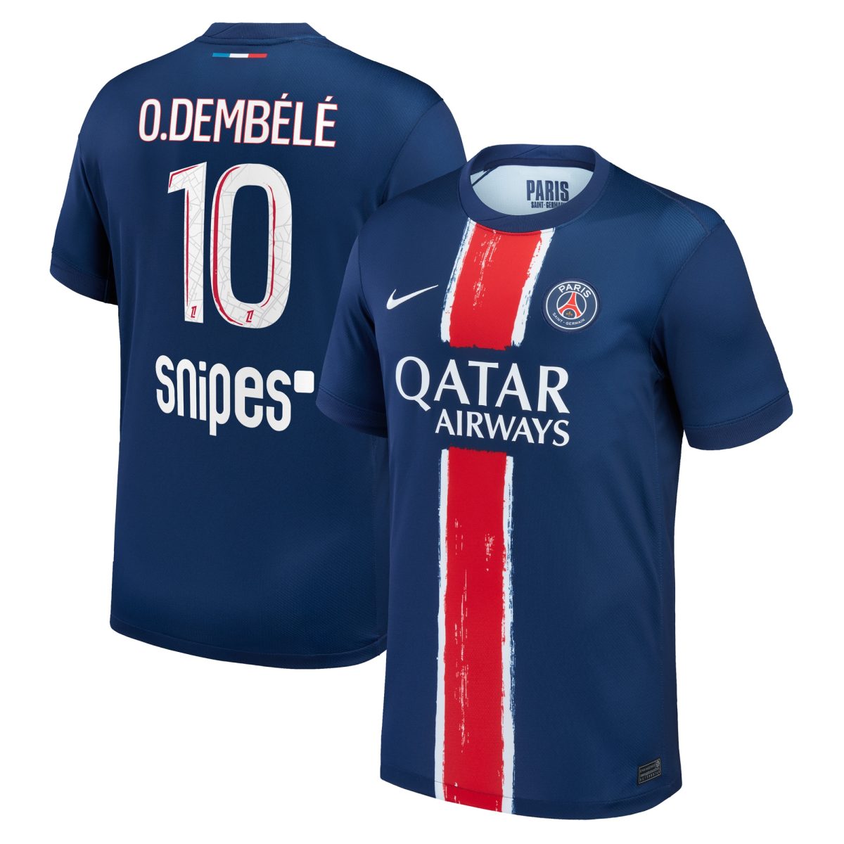 maglia psg nike home stadium 2024-25 con stampa o.dembele 10 Collezione | Kit e Maglie PSG