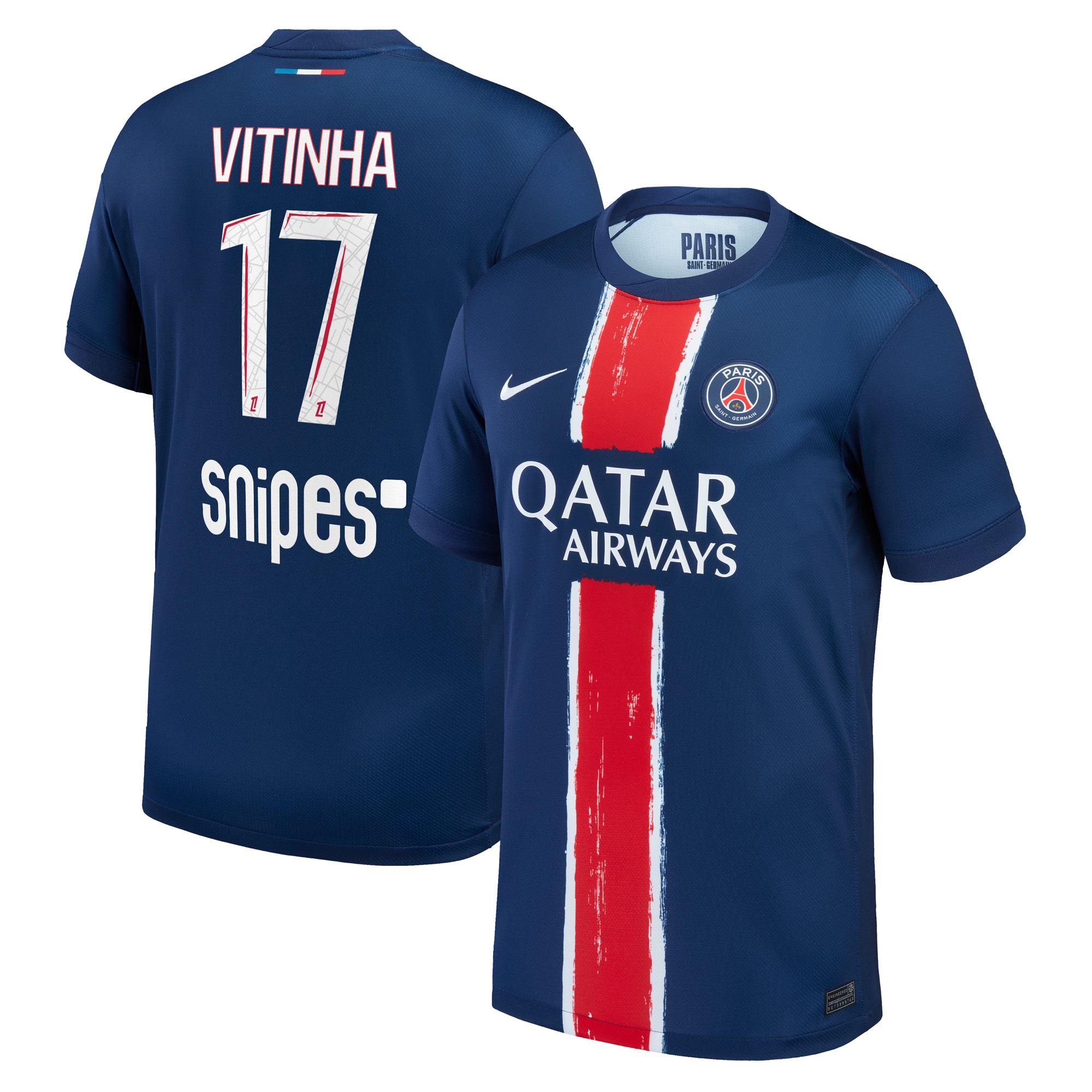 maglia psg nike home stadium 2024-25 con stampa vitinha 17 Collezione | Kit e Maglie PSG