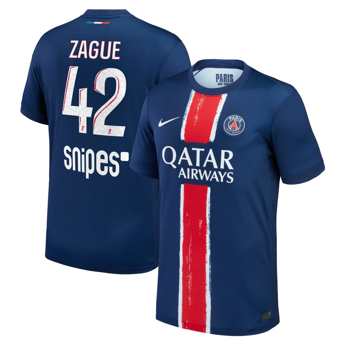 maglia psg nike home stadium 2024-25 con stampa zague 42 Collezione | Kit e Maglie PSG
