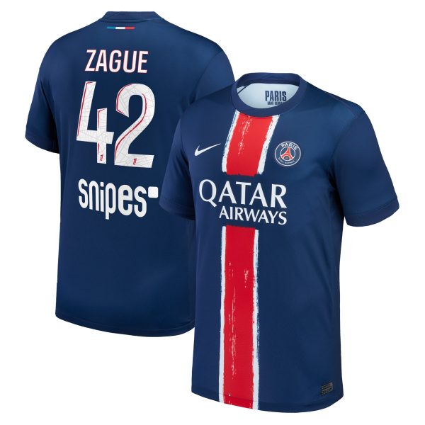 maglia psg nike home stadium 2024-25 con stampa zague 42 Collezione | Kit e Maglie PSG