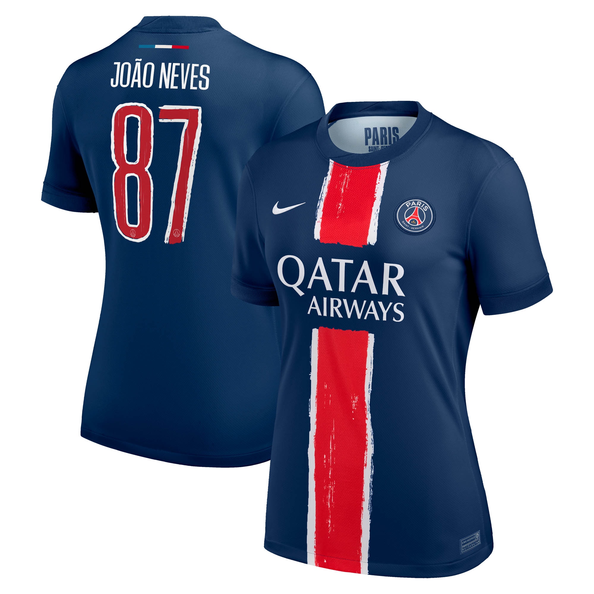 maglia psg nike home stadium 2024-25 – donne con stampa cup joao neves 87 Collezione | Kit e Maglie PSG