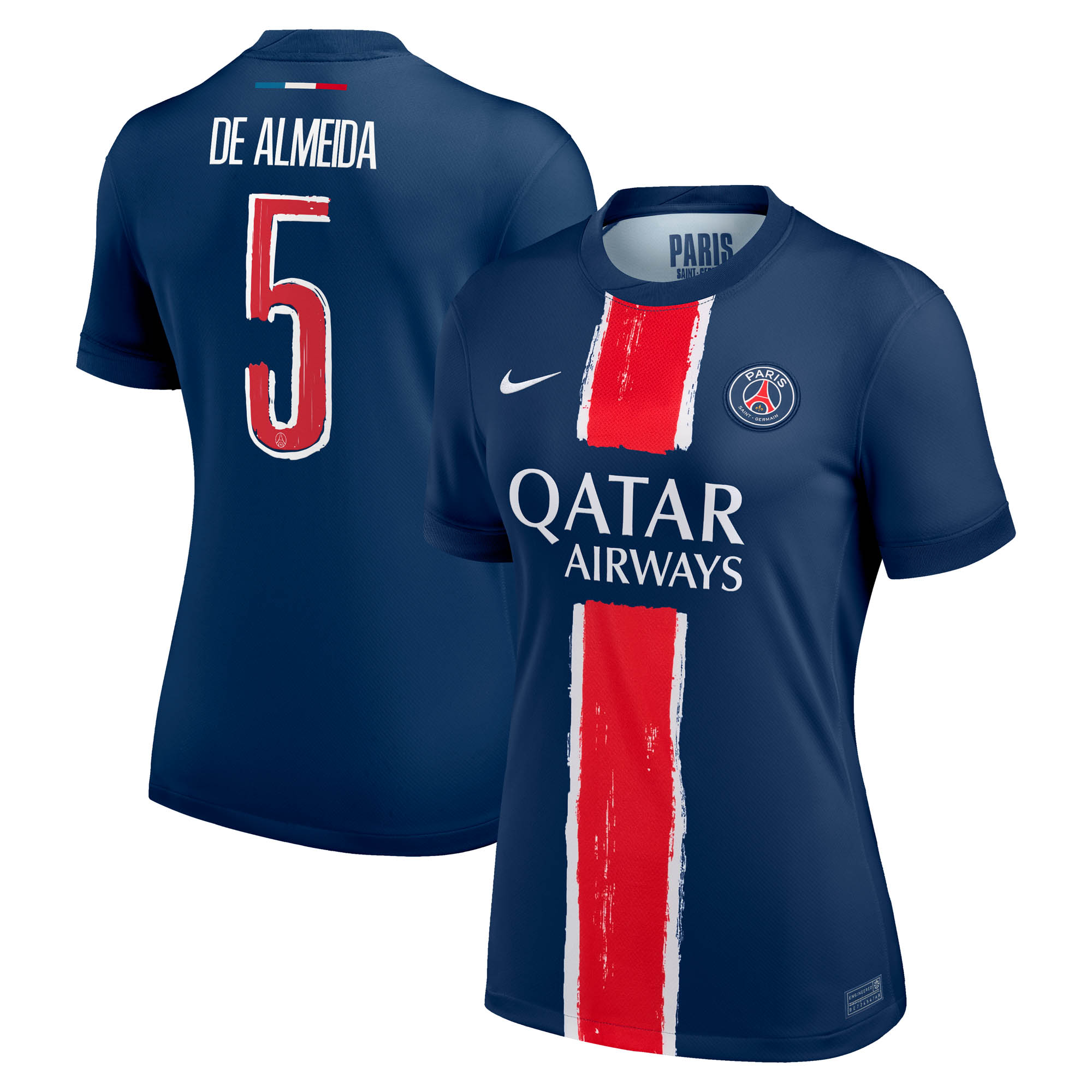 maglia psg nike home stadium 2024-25 – donne con stampa de almeida 5 Collezione | Kit e Maglie PSG