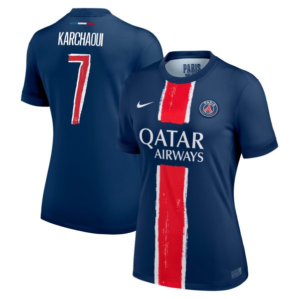 maglia psg nike home stadium 2024-25 – donne con stampa karchaoui 7 Collezione | Kit e Maglie PSG