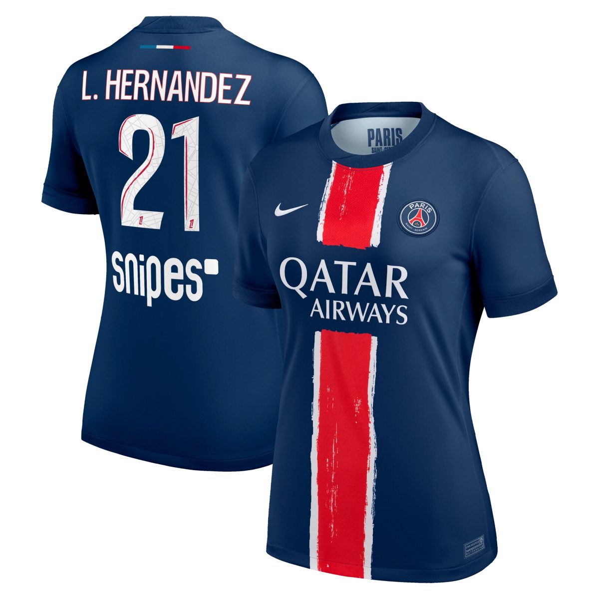 maglia psg nike home stadium 2024-25 – donne con stampa l.hernandez 21 Collezione | Kit e Maglie PSG