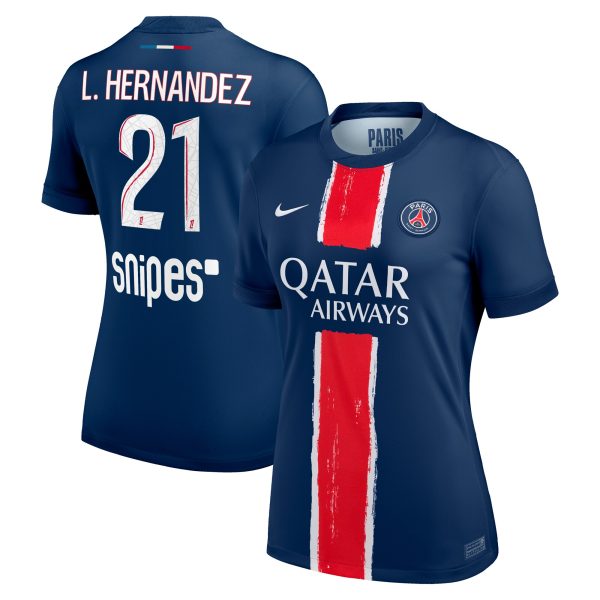 maglia psg nike home stadium 2024-25 – donne con stampa l.hernandez 21 Collezione | Kit e Maglie PSG