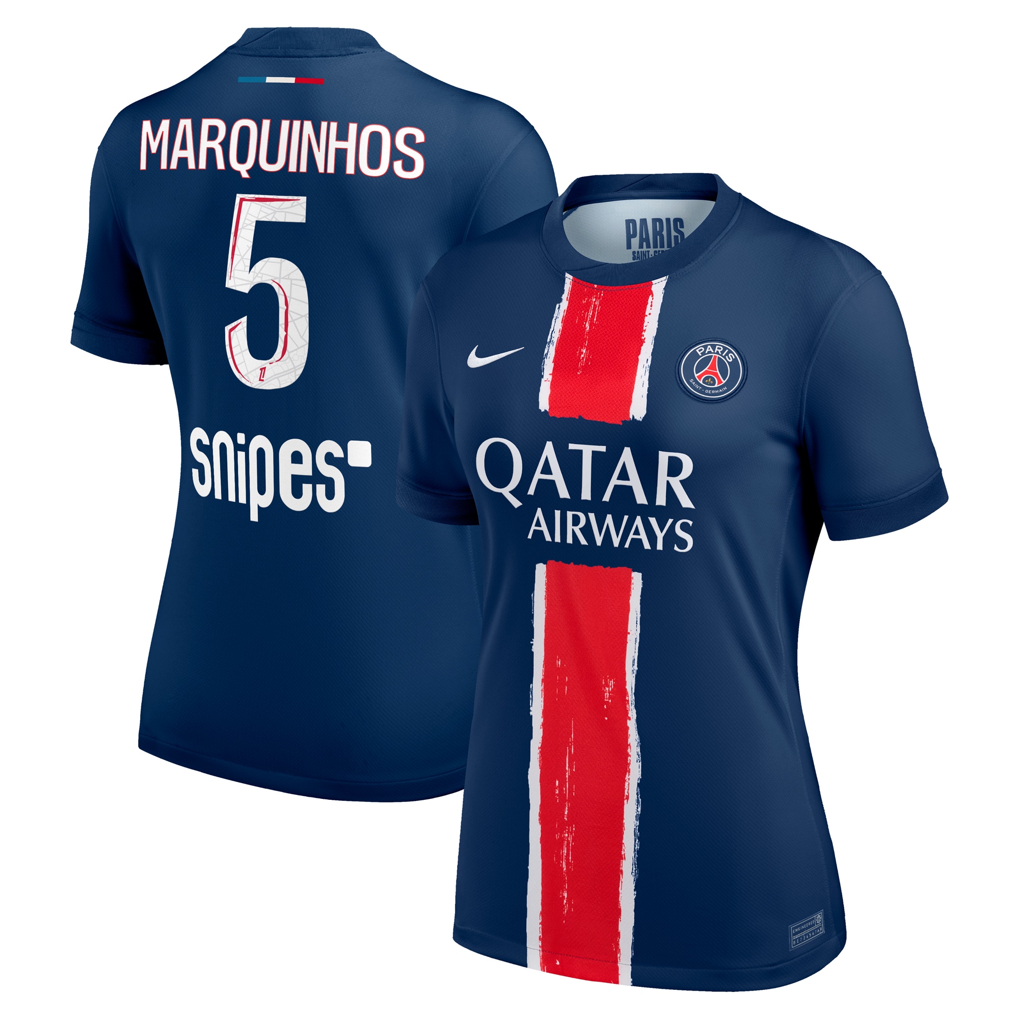maglia psg nike home stadium 2024-25 – donne con stampa marquinhos 5 Collezione | Kit e Maglie PSG