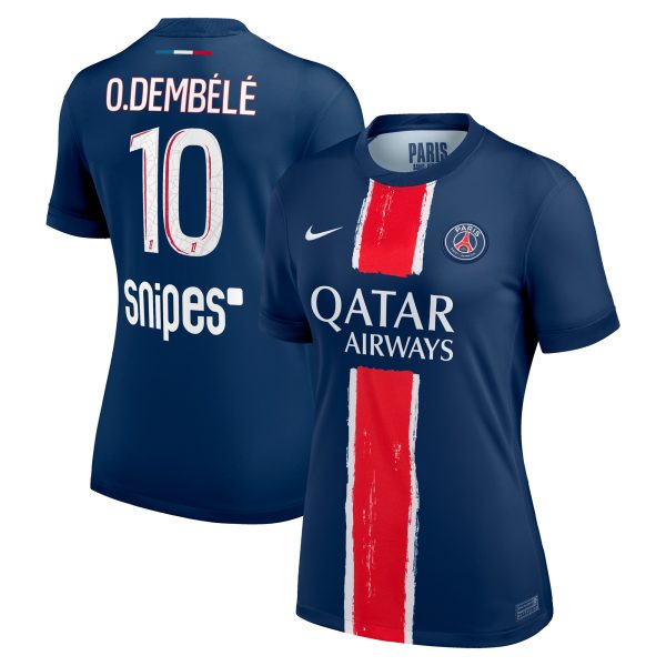 maglia psg nike home stadium 2024-25 – donne con stampa o.dembele 10 Collezione | Kit e Maglie PSG