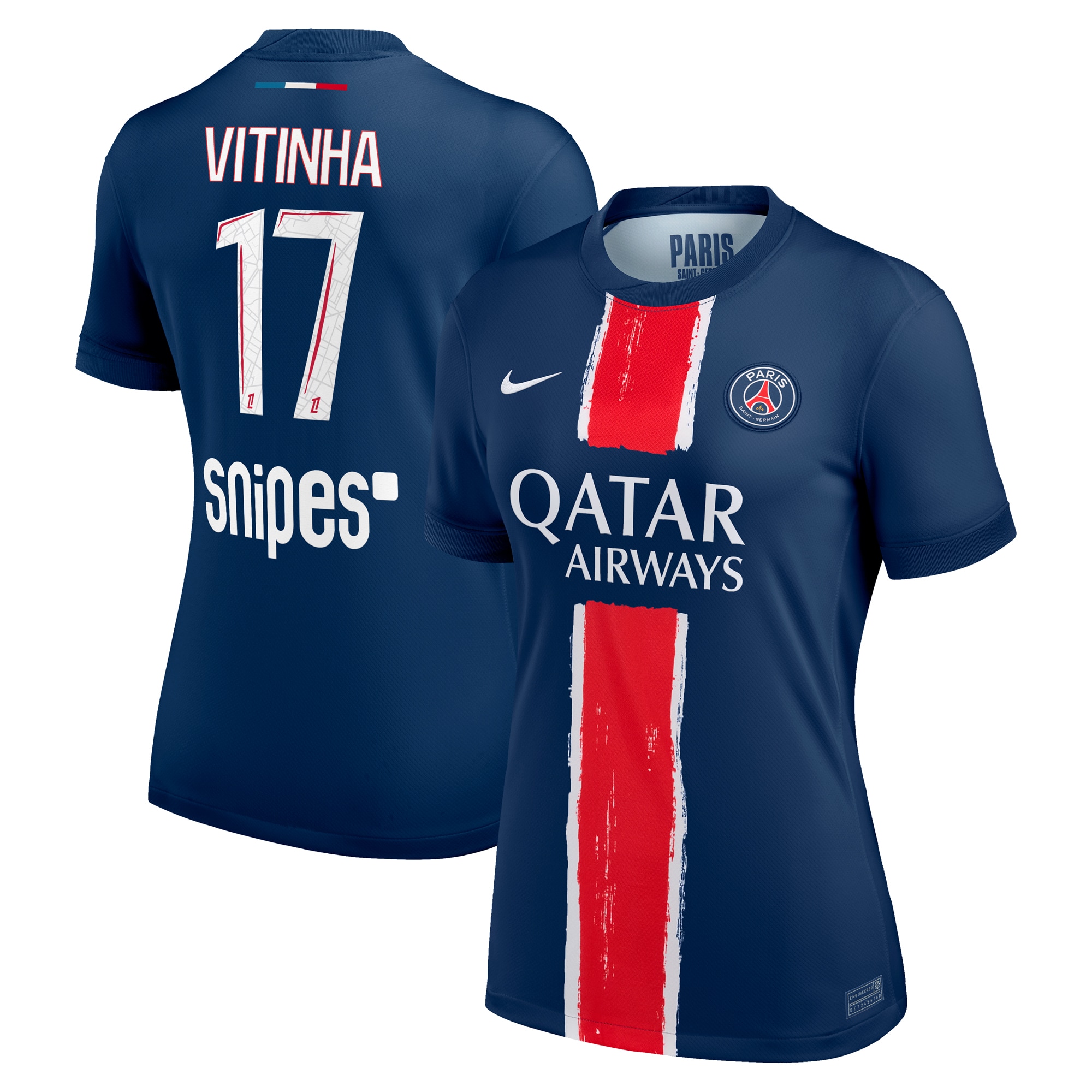 maglia psg nike home stadium 2024-25 – donne con stampa vitinha 17 Collezione | Kit e Maglie PSG