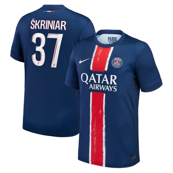 maglia psg nike home stadium 2024-25 – bambini con stampa skriniar 37 Collezione | Kit e Maglie PSG