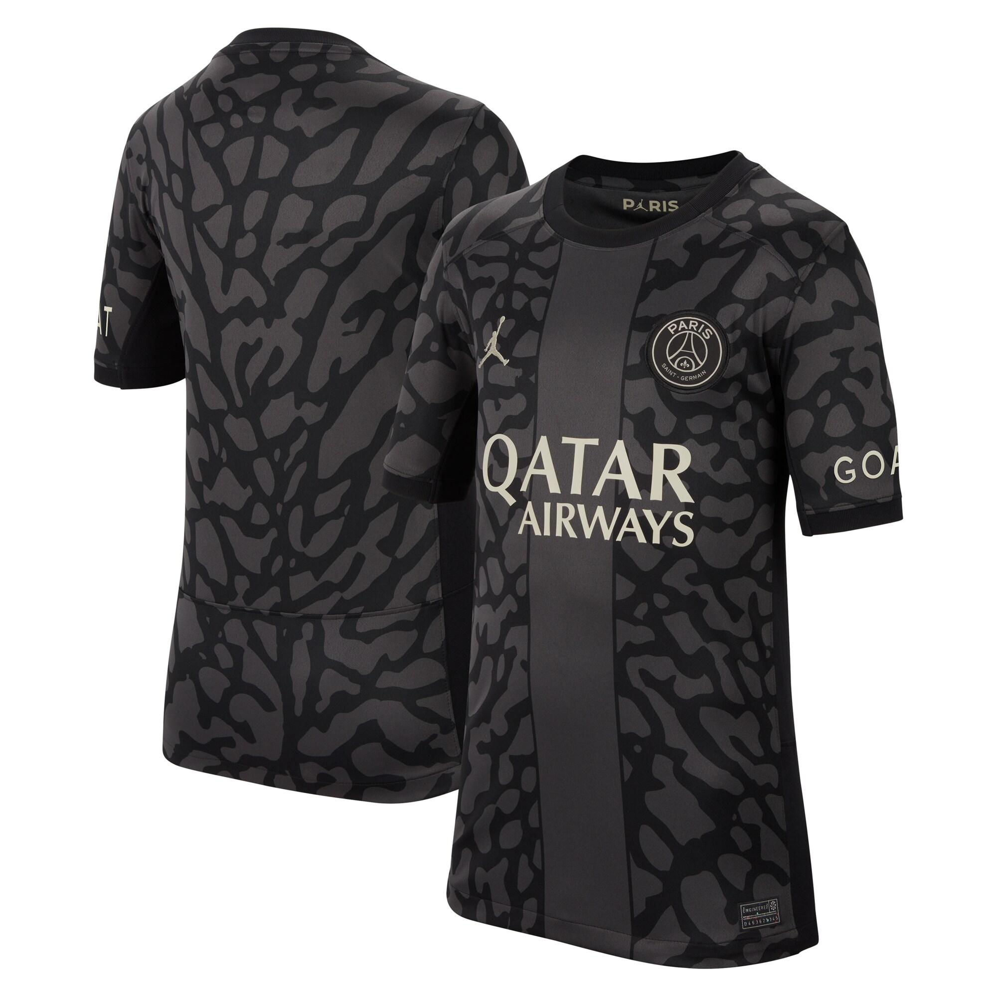 maglia psg x jordan terzo stadio 2023-24 – bambini con stampa personalizza Collezione | Kit e Maglie PSG