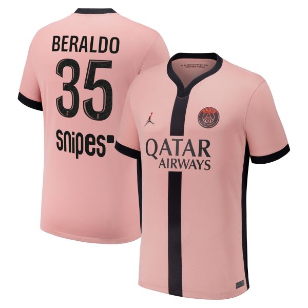 maglia psg x jordan terzo stadio 2024-25 con stampa beraldo 35 Collezione | Kit e Maglie PSG