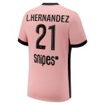 maglia psg x jordan terzo stadio 2024-25 con stampa l.hernandez 21 Collezione | Kit e Maglie PSG