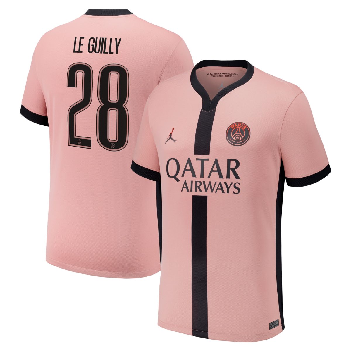 maglia psg x jordan terzo stadio 2024-25 con stampa le guilly 28 Collezione | Kit e Maglie PSG