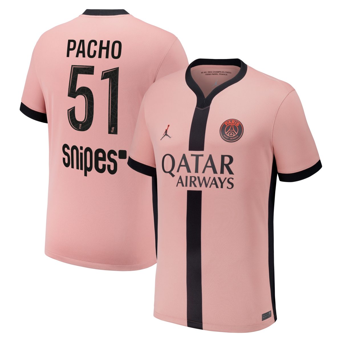 maglia psg x jordan terzo stadio 2024-25 con stampa pacho 51 Collezione | Kit e Maglie PSG
