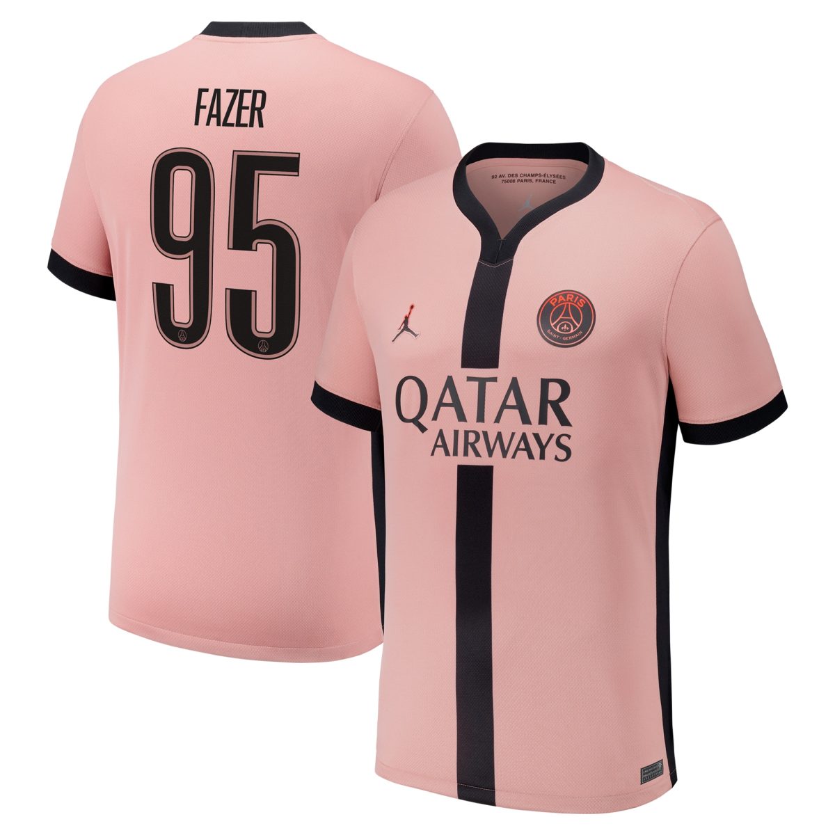 maglia terzo stadio psg jordan 2024-25 – bambini con stampa fazer 95 Collezione | Kit e Maglie PSG