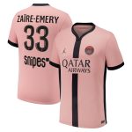 maglia terzo stadio psg jordan 2024-25 – bambini con stampa zaire-emery 33 Collezione | Kit e Maglie PSG