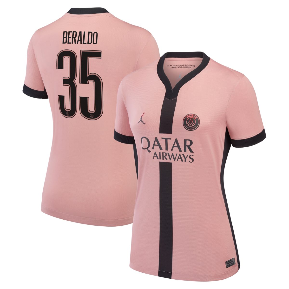 maglia terzo stadio psg jordan 2024-25 – donne con stampa cup beraldo 35 Collezione | Kit e Maglie PSG