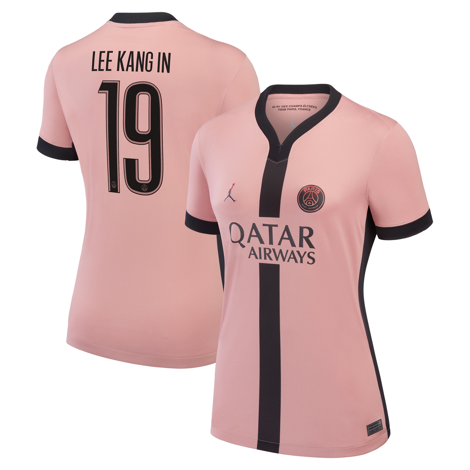 maglia terzo stadio psg jordan 2024-25 – donne con stampa cup lee kang in 19 Collezione | Kit e Maglie PSG