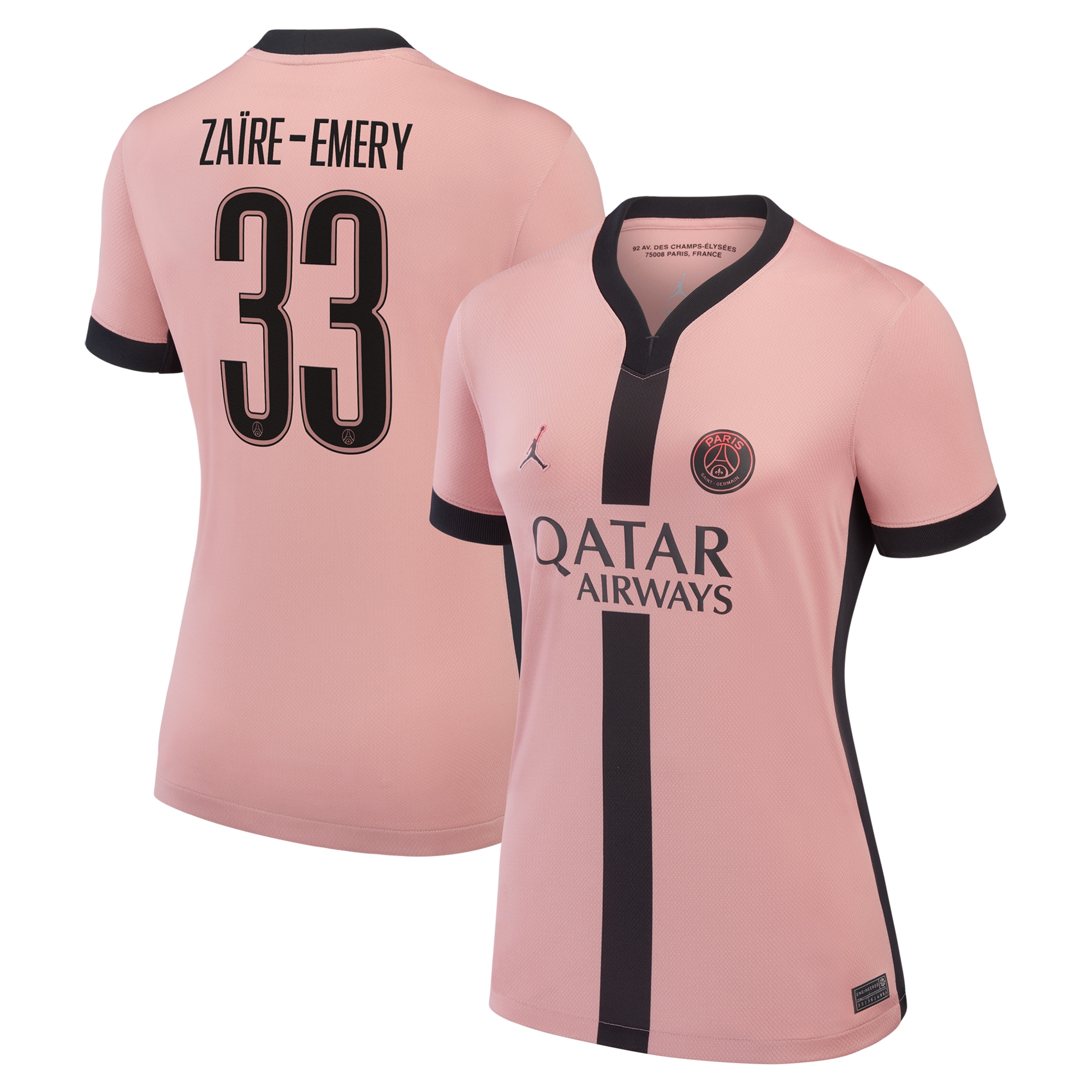 maglia terzo stadio psg jordan 2024-25 – donne con stampa cup zaire-emery 33 Collezione | Kit e Maglie PSG