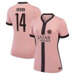 maglia terzo stadio psg jordan 2024-25 – donne con stampa groenen 14 Collezione | Kit e Maglie PSG