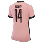 maglia terzo stadio psg jordan 2024-25 – donne con stampa groenen 14 Collezione | Kit e Maglie PSG