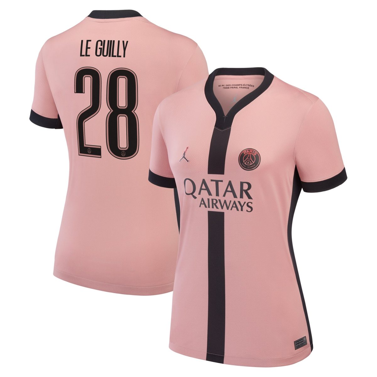maglia terzo stadio psg jordan 2024-25 – donne con stampa le guilly 28 Collezione | Kit e Maglie PSG