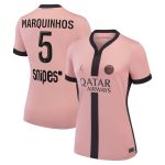 maglia terzo stadio psg jordan 2024-25 – donne con stampa marquinhos 5 Collezione | Kit e Maglie PSG
