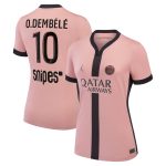 maglia terzo stadio psg jordan 2024-25 – donne con stampa o.dembele 10 Collezione | Kit e Maglie PSG