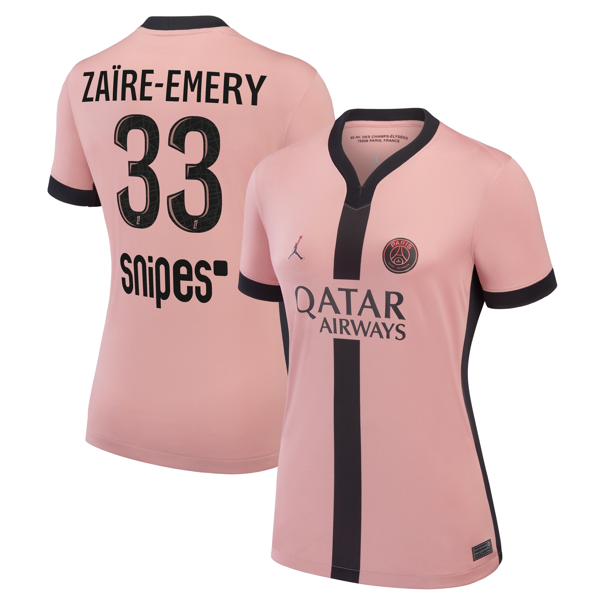 maglia terzo stadio psg jordan 2024-25 – donne con stampa zaire-emery 33 Collezione | Kit e Maglie PSG