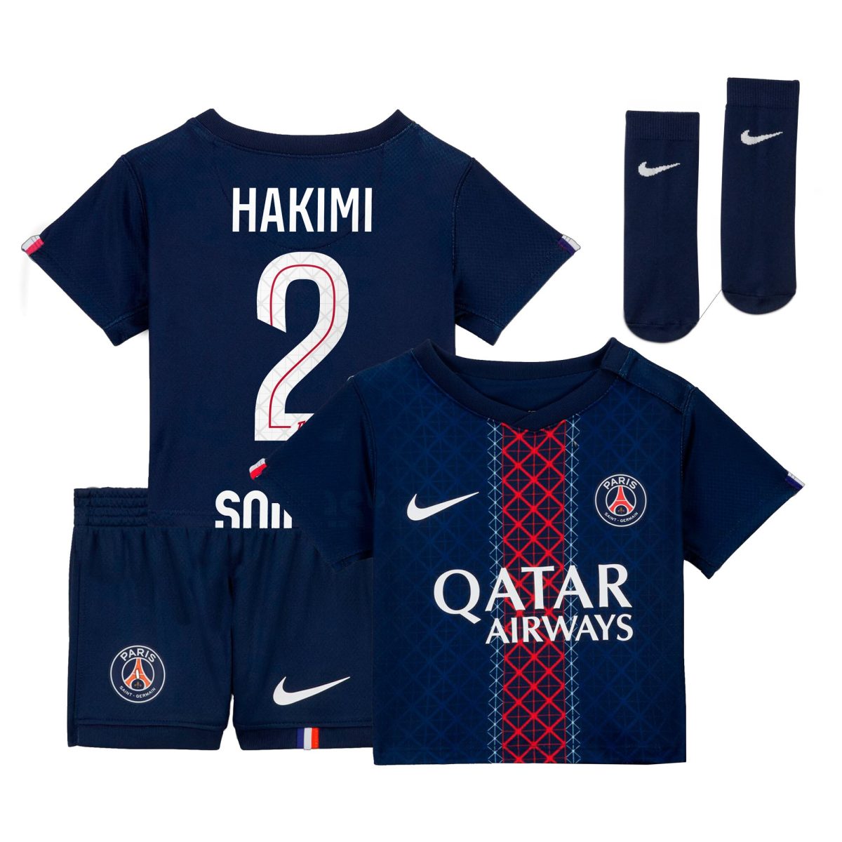 mini divisa home psg nike 2024-25 – neonatos con stampa hakimi 2 Collezione | Kit e Maglie PSG