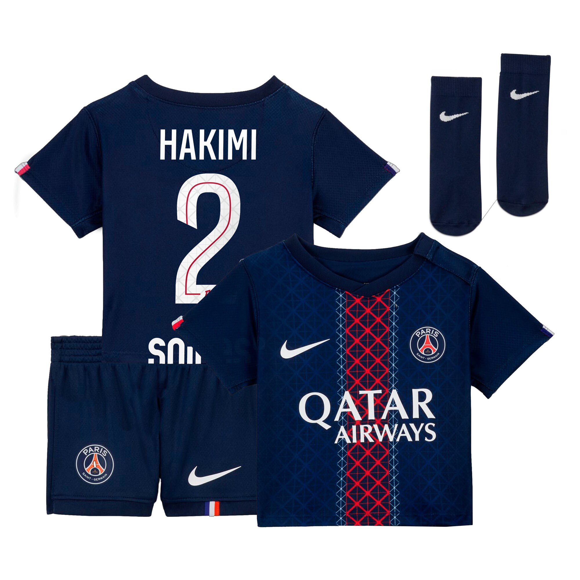 mini divisa home psg nike 2024-25 – neonatos con stampa hakimi 2 Collezione | Kit e Maglie PSG