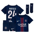 mini divisa home psg nike 2024-25 – neonatos con stampa mayulu 24 Collezione | Kit e Maglie PSG