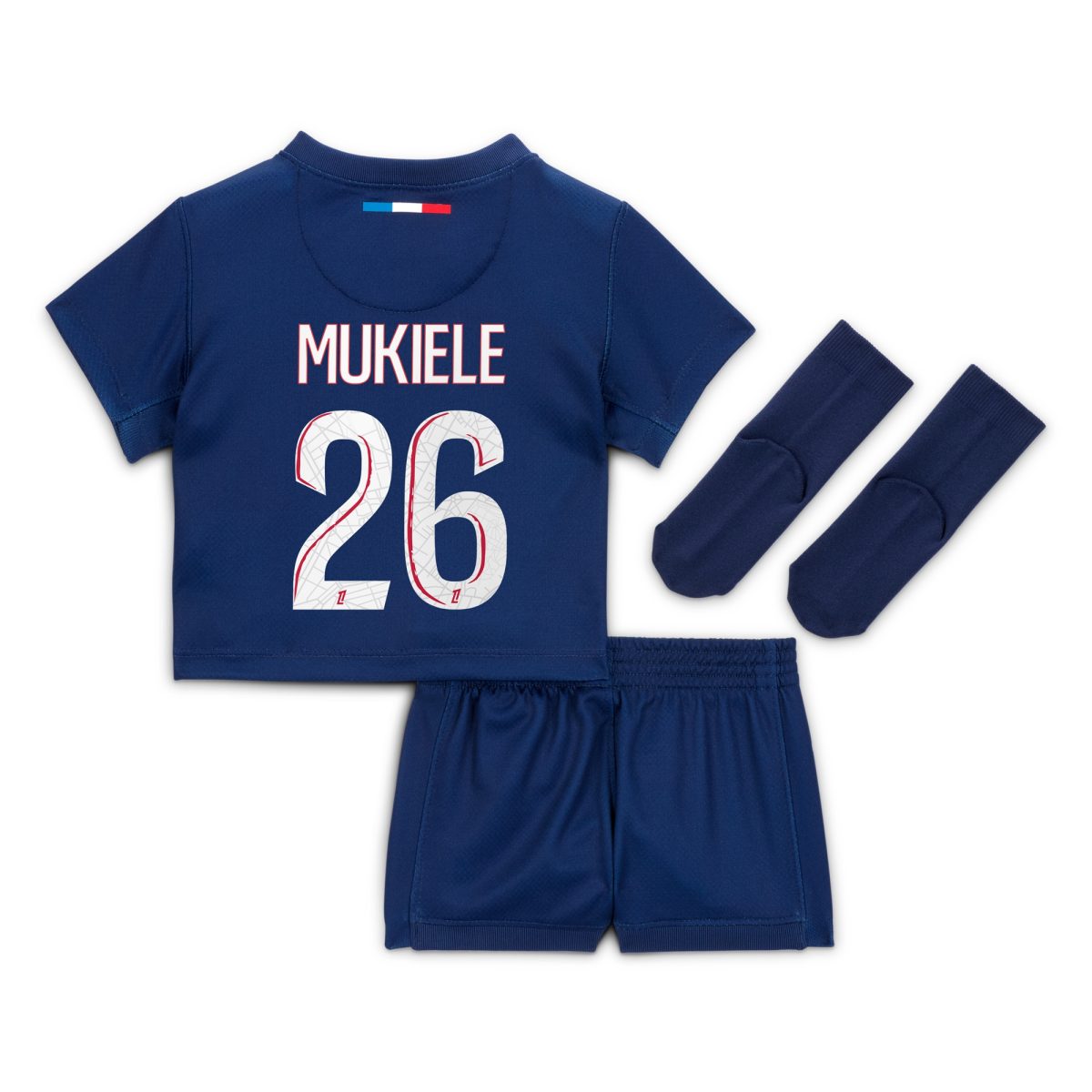 mini divisa home psg nike 2024-25 – neonatos con stampa mukiele 26 Collezione | Kit e Maglie PSG