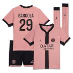 mini kit psg jordan third stadium 2024-25 – bambini piccoli con stampa barcola 29 Collezione | Kit e Maglie PSG