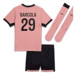 mini kit psg jordan third stadium 2024-25 – bambini piccoli con stampa barcola 29 Collezione | Kit e Maglie PSG