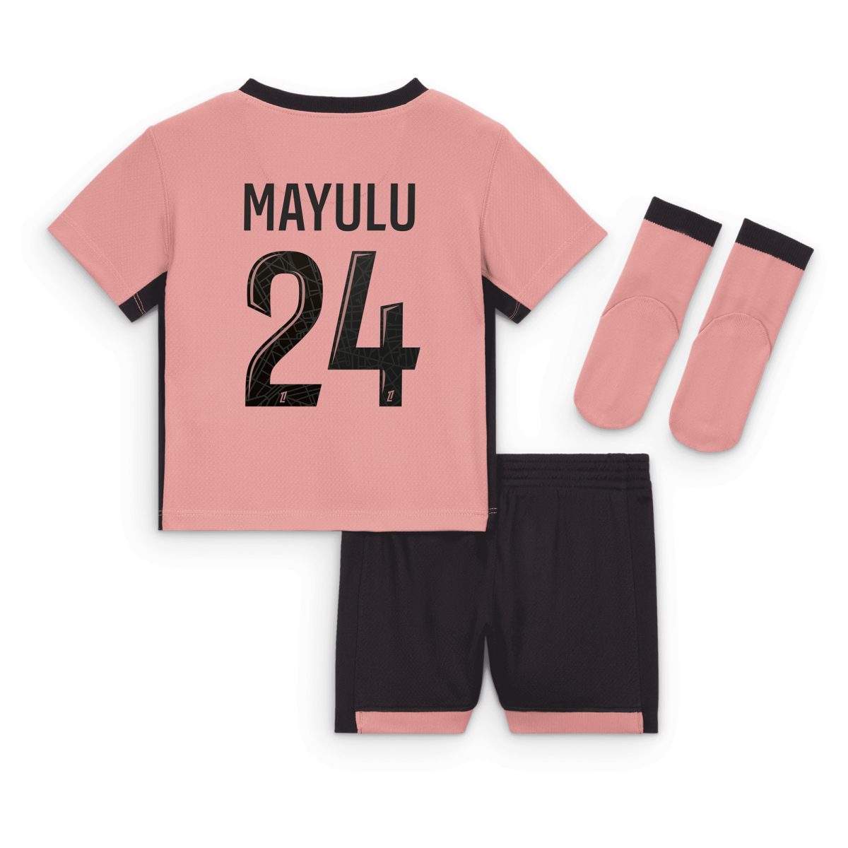 mini kit psg jordan third stadium 2024-25 – neonatos con stampa mayulu 24 Collezione | Kit e Maglie PSG