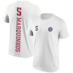 t-shirt grafica paris saint-germain marquinhos no.5 – bianca – bambini Collezione | Kit e Maglie PSG