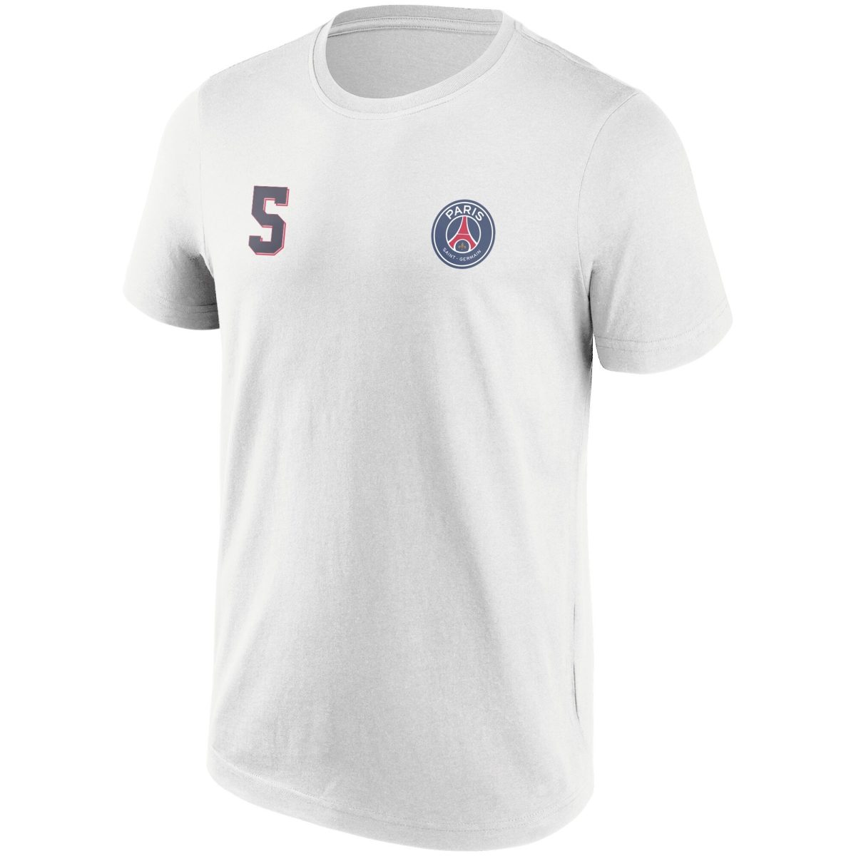 t-shirt grafica paris saint-germain marquinhos no.5 – bianca – uomo Collezione | Kit e Maglie PSG