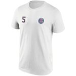 t-shirt grafica paris saint-germain marquinhos no.5 – bianca – uomo Collezione | Kit e Maglie PSG