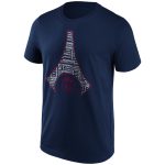 t-shirt grafica paris saint-germain marquinhos torre eiffel – blu navy – bambini Collezione | Kit e Maglie PSG