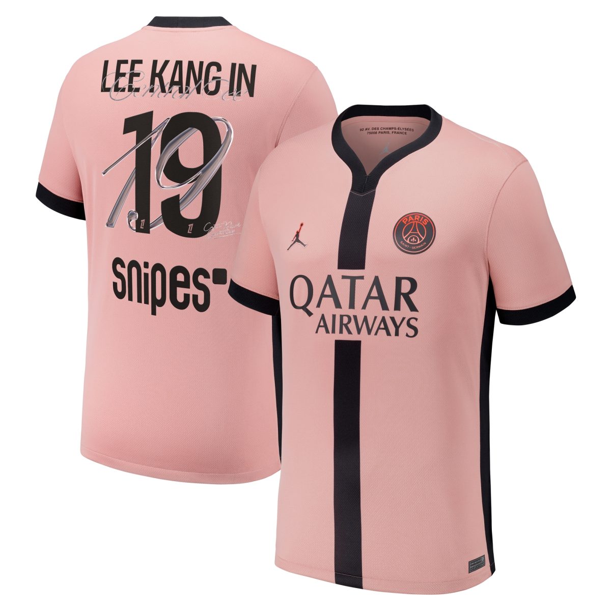 terza maglia da stadio psg x jordan con stampa central cee per lee kang in 19 Collezione | Kit e Maglie PSG