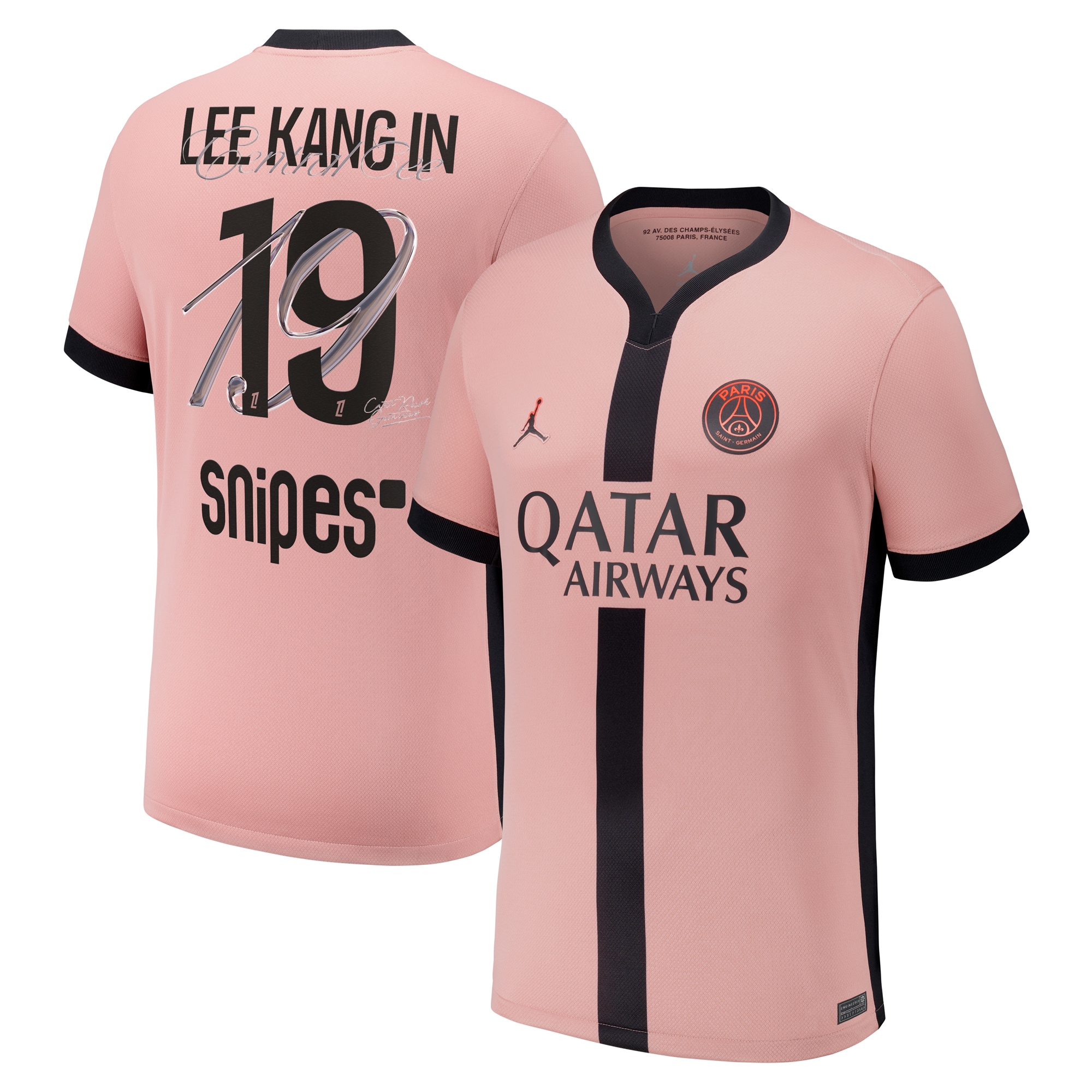 terza maglia da stadio psg x jordan con stampa central cee per lee kang in 19 Collezione | Kit e Maglie PSG